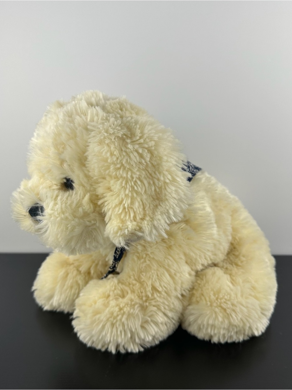 Ganz RARE Heritage Collection Sasha Puppy Dog 11” H6400 White Cream Plush